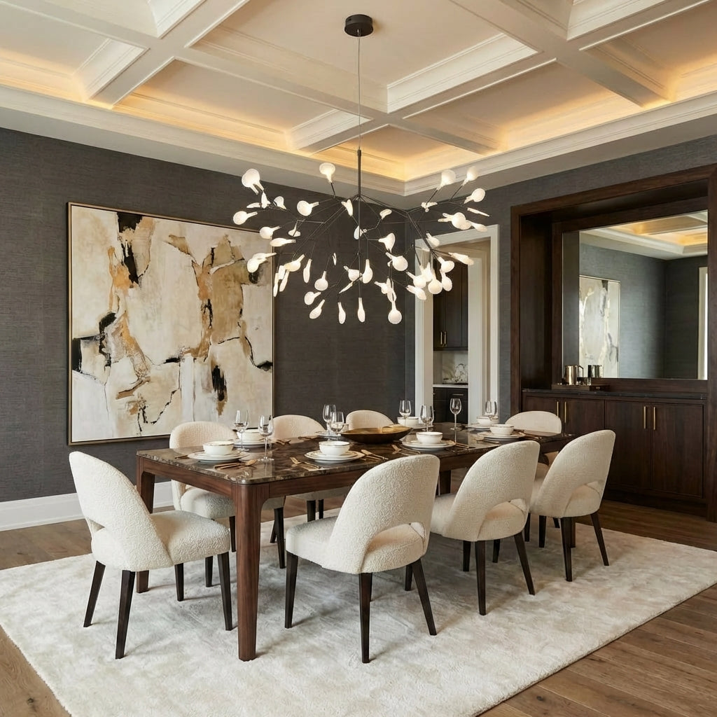 Aurelian elegáns modern étkezői csillár világítás