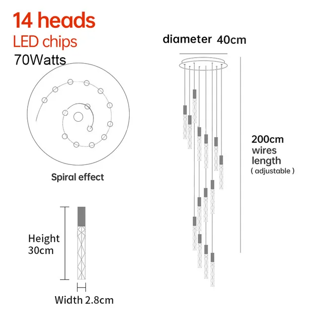 Aurelia Spiral Ceiling Light Elegant Loft Lamp for Hallways